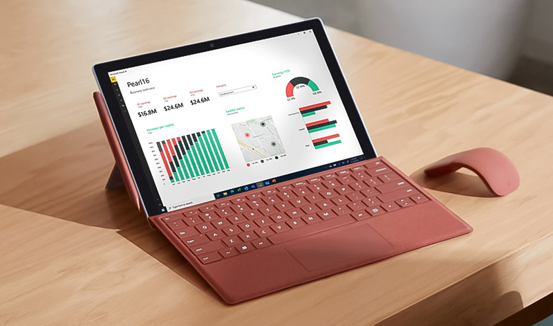 لپ تاپ 2 در یک Microsoft Surface Pro 7 – امکان جدا کردن کیبورد